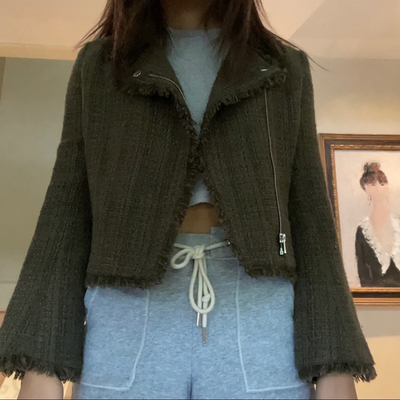 Claude Pierlot Olive Dress Jacket/Blazer - Picture 1 of 2